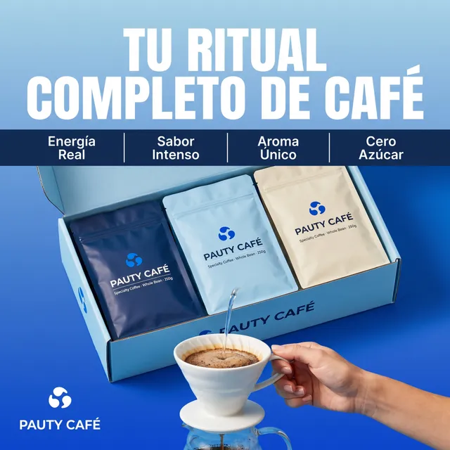 Creatividad generada con IA con un template de Pauty