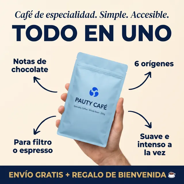 Creatividad generada con IA con un template de Pauty